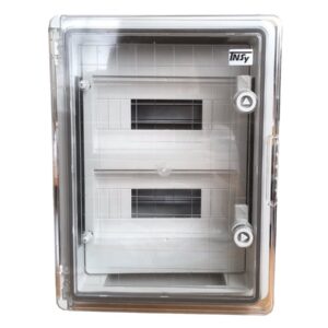 Корпус пластиковий ЩРН-П-24 PRO, пр. дв. ABS IP65 12х2 300х400х170