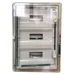Корпус пластиковий ЩРН-П-42 PRO, пр. дв. ABS IP65 14х3 350х500х190