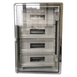 Корпус пластиковий ЩРН-П-68 PRO, пр. дв. ABS IP65 17х4 400х600х200