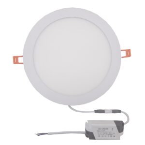 Світильник врізний LED Round Downlight 18W-220V-1300L-4000K Alum