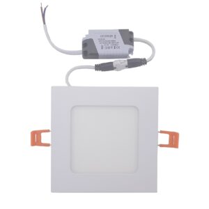 Світильник врізний LED Square Downlight 6W-220V-420L-4000K Alum