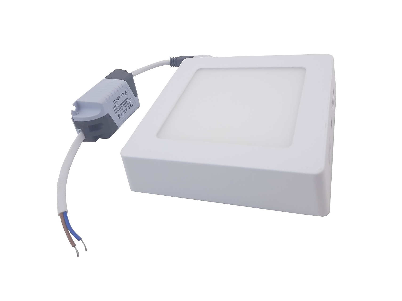 Світильник накладний LED Square Downlight 6W-220V-420L-4000K Alum 1 Світильник накладний LED Square Downlight 6W-220V-420L-4000K Alum