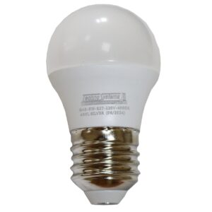 Лампа світлодіодна LED Bulb-G45-5W-E27-220V-4000K-450L SILVER