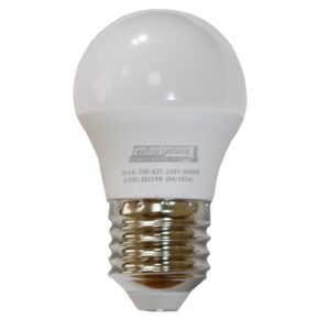 Лампа світлодіодна LED Bulb-G45-7W-E27-220V-6500K-630L SILVER