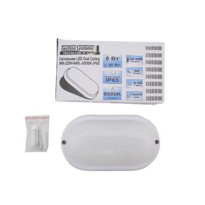 Світильник LED Oval Ceiling 8W-220V-640L-6500K-IP65
