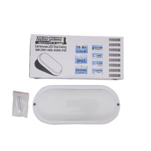 Світильник LED Oval Ceiling 18W-220V-1440L-6500K-IP65