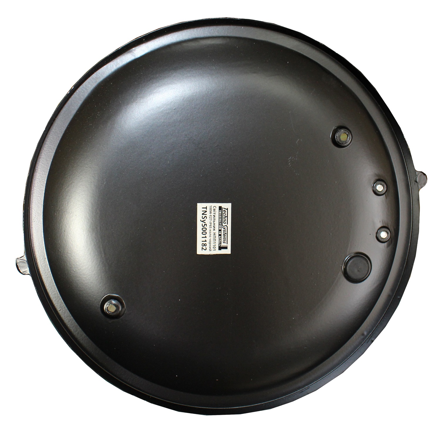 Світильник НПП1101-100W-E27-IP65 коло чорний 3 Світильник НПП1101-100W-E27-IP65 коло чорний - Зображення 3