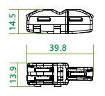 Клема СМК222-F12WO 3 Клема СМК222-F12WO - Зображення 3