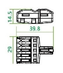 Клема СМК222-F15WO 2 Клема СМК222-F15WO - Зображення 2