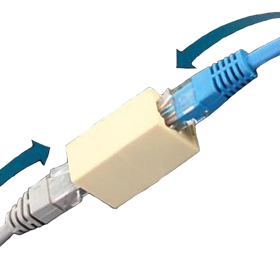 Прохідний адаптер кат.5e UTP, тип RJ45+RJ45 2 Прохідний адаптер кат.5e UTP, тип RJ45+RJ45 - Зображення 2