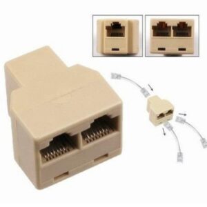 Прохідний адаптер кат.5e UTP, тип RJ45+2-RJ45