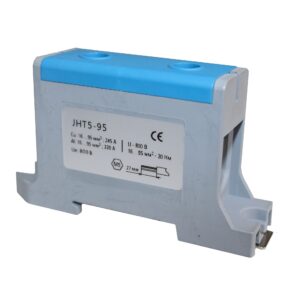Клема силова СКНГ-JHT5-95 16-95мм2 220А "N" синій