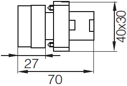 Перемикач XB2-BD53 1NO+1NO "I-0-II" стандартна ручка з самоповерненням 2 Перемикач XB2-BD53 1NO+1NO "I-0-II" стандартна ручка з самоповерненням - Зображення 2