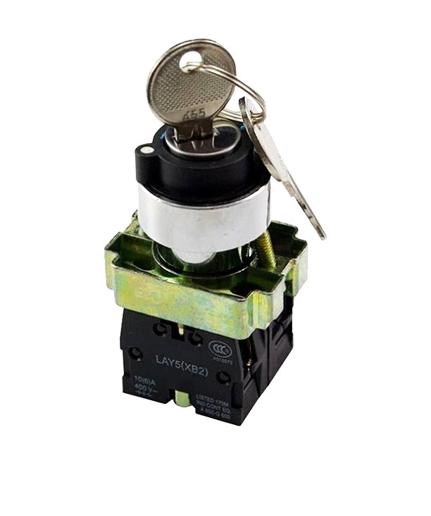 Перемикач XB2-BG45 1NO+1NC "I-0" з ключем, ліворуч і праворуч 1 Перемикач XB2-BG45 1NO+1NC "I-0" з ключем, ліворуч і праворуч
