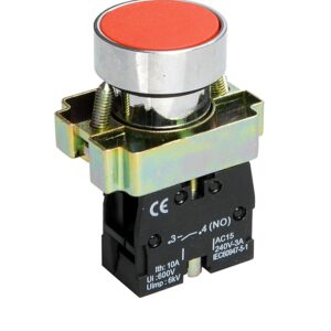 Кнопка XB2-BA42 1NC без підсвічування червоний