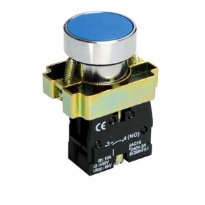 Кнопка XB2-BA61 1NO без підсвічування синій