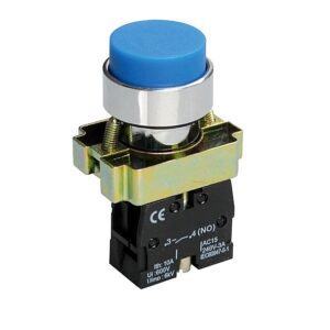 Кнопка XB2-BL61 1NO без підсвічування синій