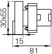 Кнопка XB2-BW8465 1NO+1NC "I-0" подвійна з підсвідкой 2 Кнопка XB2-BW8465 1NO+1NC "I-0" подвійна з підсвідкой - Зображення 2