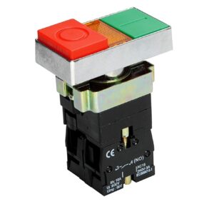 Кнопка XB2-BW8465 1NO+1NC "I-0" подвійна з підсвідкой