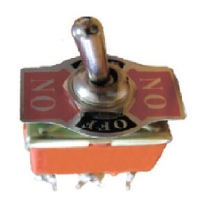 Тумблер 1322 (ON)-OFF-(ON) 6 контактів з самоповерненням