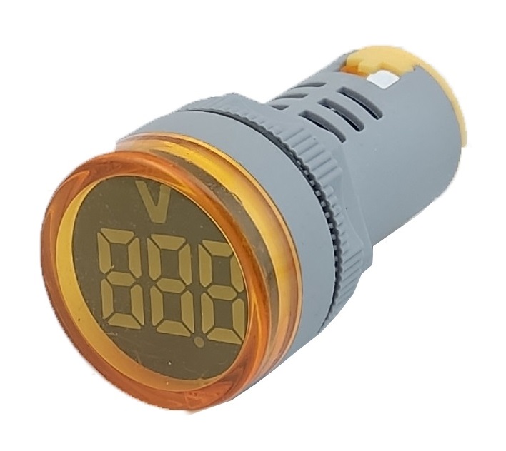 Амперметр AD22A 0-100A жовтий 1 Амперметр AD22A 0-100A жовтий