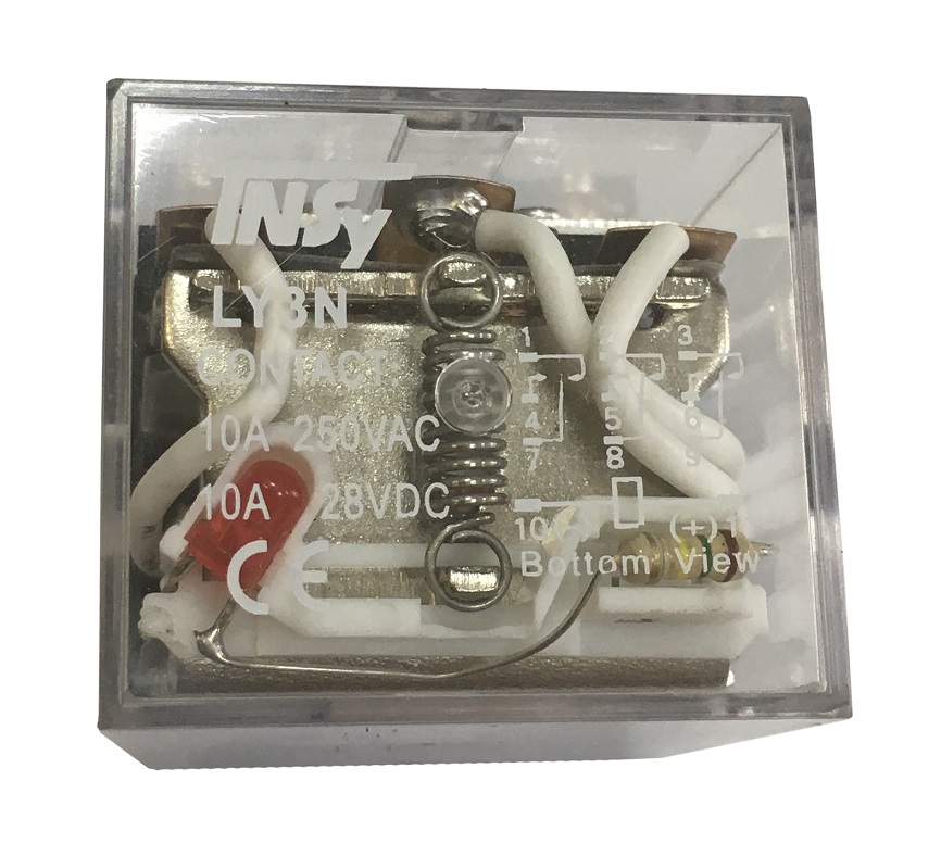 Реле проміжне РП33-LY3 10А 12DС LED 3p 4 Реле проміжне РП33-LY3 10А 12DС LED 3p - Зображення 4
