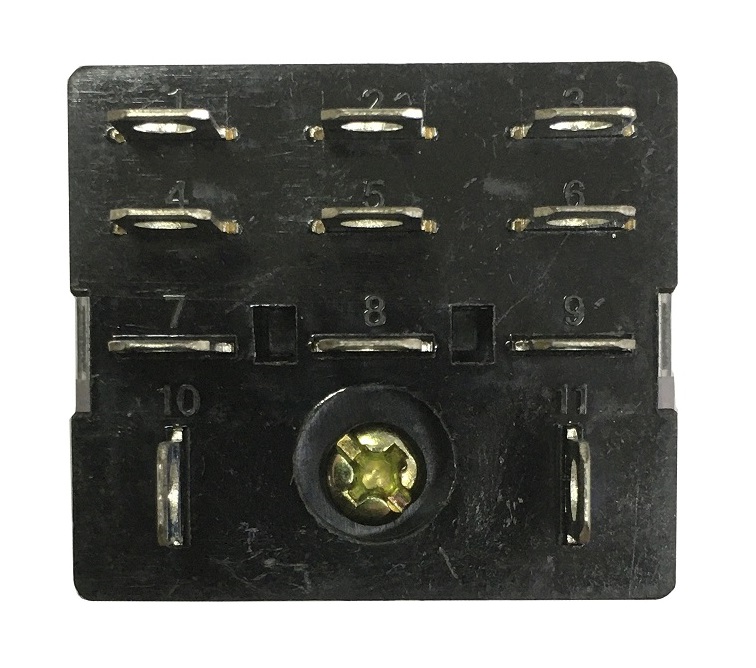 Реле проміжне РП33-LY3 10А 12DС LED 3p 2 Реле проміжне РП33-LY3 10А 12DС LED 3p - Зображення 2