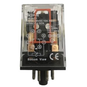 Реле проміжне РП3к2-MK2P 10А 220АС LED 2p