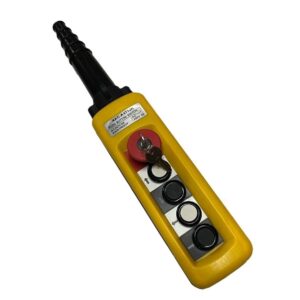 Пульт керування  XAL-B3-4713К 4 кнопки+СТОП IP65 з ключем 4NO+1NC