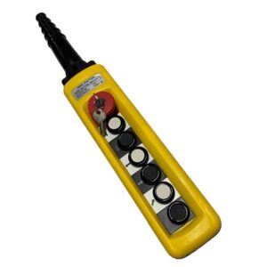Пульт керування  XAL-B3-6713К 6 кнопки+СТОП IP65 з ключем 6NO+1NC