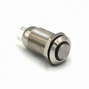 Кнопка металева КНМ-12-HJ-E 220V 1NO висока, зелений TAKEL