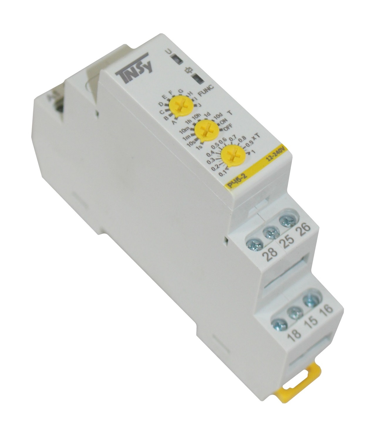 Реле часу РЧб-2 12-240V AC/DC (2C/Ox16A_AC1) 10 функцій 3 Реле часу РЧб-2 12-240V AC/DC (2C/Ox16A_AC1) 10 функцій - Зображення 3