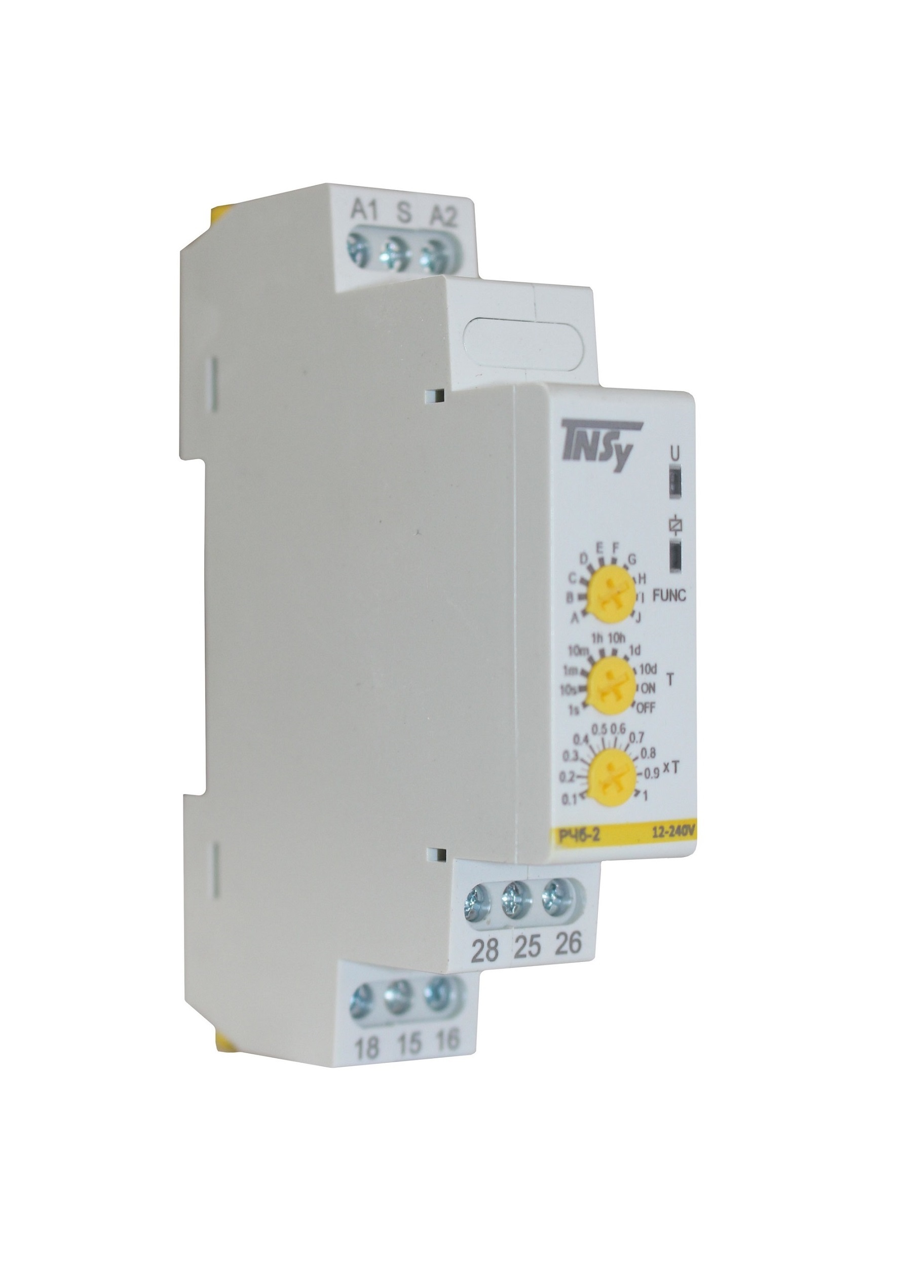 Реле часу РЧб-2 12-240V AC/DC (2C/Ox16A_AC1) 10 функцій 1 Реле часу РЧб-2 12-240V AC/DC (2C/Ox16A_AC1) 10 функцій