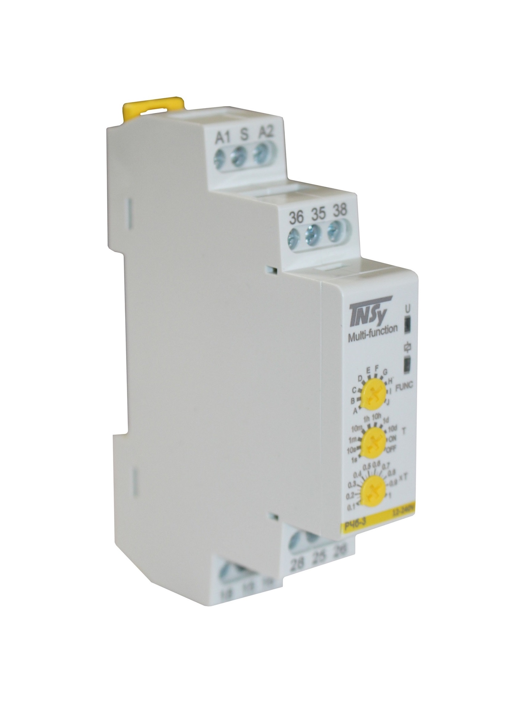 Реле часу РЧб-3 12-240V AC/DC (3C/Ox8A_AC1) 10 функцій 1 Реле часу РЧб-3 12-240V AC/DC (3C/Ox8A_AC1) 10 функцій