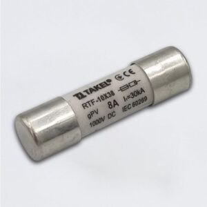 Плавка вставка запобіжника RTF 10х38 8А 1000V DC TAKEL