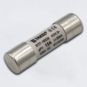 Плавка вставка запобіжника RTF 10х38 15А 1000V DC TAKEL