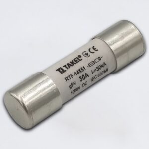 Плавка вставка запобіжника RTF 10х38 30А 1000V DC TAKEL