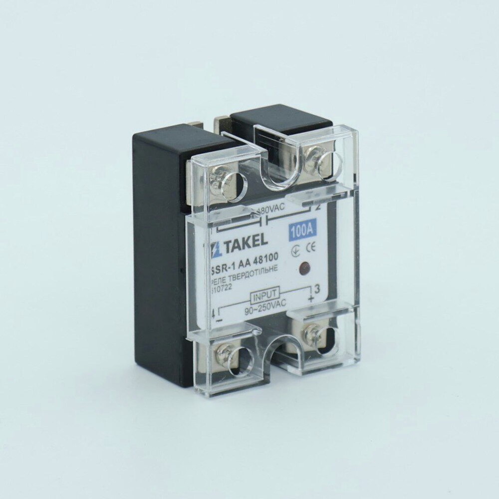 Реле твердотільне SSR-1 АA48100 100А TAKEL 3 Реле твердотільне SSR-1 АA48100 100А TAKEL - Зображення 3