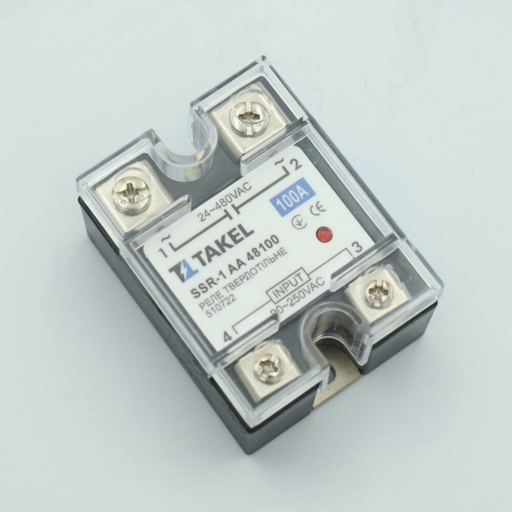 Реле твердотільне SSR-1 АA48100 100А TAKEL 4 Реле твердотільне SSR-1 АA48100 100А TAKEL - Зображення 4