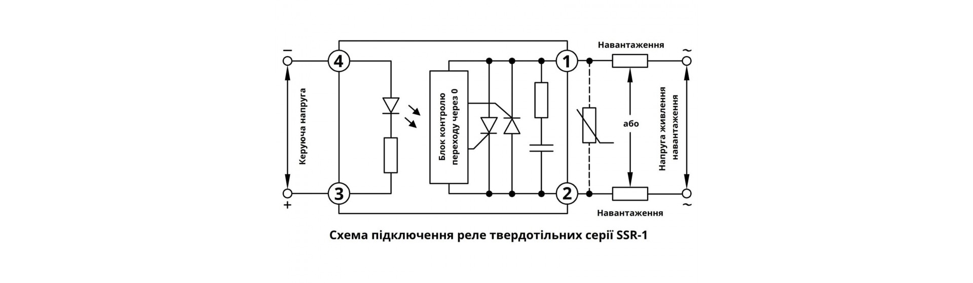 Реле твердотільне SSR-3 DA4860 60А TAKEL 2 Реле твердотільне SSR-3 DA4860 60А TAKEL - Зображення 2