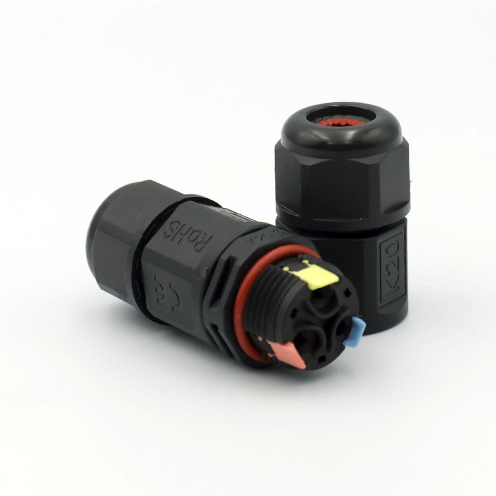 Конектор К20 3pin IP68 TAKEL 2 Конектор К20 3pin IP68 TAKEL - Зображення 2