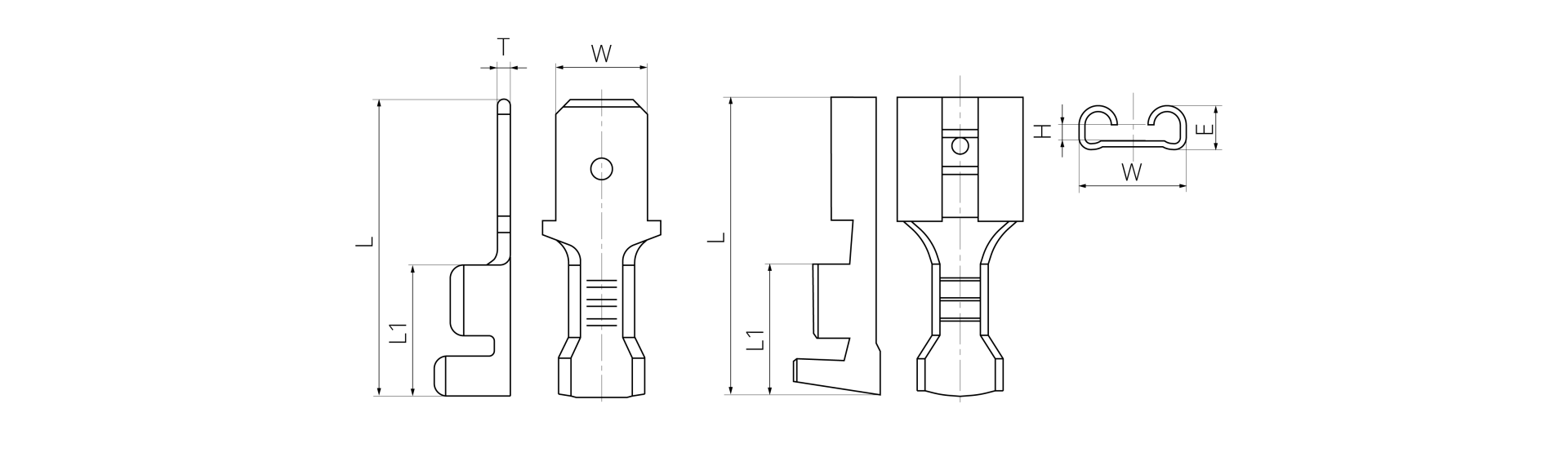 Конектор плоский без ізоляції "папа" DJ611 4,8С (1,5-2,5/4,8-0,5) (100шт) TAKEL 2 Конектор плоский без ізоляції "папа" DJ611 4,8С (1,5-2,5/4,8-0,5) (100шт) TAKEL - Зображення 2